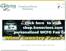 Tablet Screenshot of konoctees.com